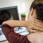 Neck pain when working at the computer